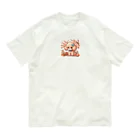 s30zcの花見をするトイプードル オーガニックコットンTシャツ