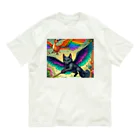 momonekokoの黒猫の魔法使い Organic Cotton T-Shirt