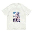 巫女スタぐらむの日本刀をもった美少女 Organic Cotton T-Shirt