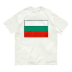 お絵かき屋さんのブルガリアの国旗 オーガニックコットンTシャツ