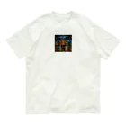 ganeshaの北米の湖のステンドグラス Organic Cotton T-Shirt