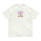 m/okのパリの街並み🗼グッズ Organic Cotton T-Shirt