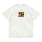 ふぃーちゃーのとろぴかる オーガニックコットンTシャツ