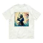 rain-bow88の絵画のような侍シリーズ オーガニックコットンTシャツ