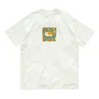 OKameMolꕤ︎︎オカメモルのレトロな花とモルモット Organic Cotton T-Shirt