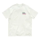 carl-carlのdela umai ロゴ オーガニックコットンTシャツ