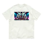 ANIMAL HEROES -musical band-のワイルドロックフェスタ - ダンシングアニマルズ オーガニックコットンTシャツ