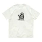 オガワユミエの05ワオキツネザル（キャラ） オーガニックコットンTシャツ