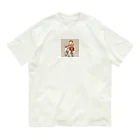 ganeshaの可愛いガネーシャに乗って馬に乗ろう Organic Cotton T-Shirt