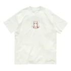 動物デザイングッズの可愛い猫ちゃん Organic Cotton T-Shirt