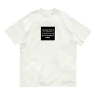 R.O.Dの"The only limit to our realization of tomorrow will be our doubts of today." - Franklin D.  オーガニックコットンTシャツ