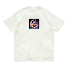 Akira03の猫 オーガニックコットンTシャツ
