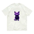 メロンパン猫の宇宙に連れてってくれる猫 Organic Cotton T-Shirt