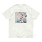 chan-takehaniのフローティング・シトラス・ガーデン オーガニックコットンTシャツ