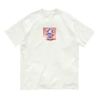 moyasi_777の時計ちゃん オーガニックコットンTシャツ