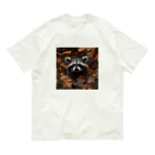 Raccoon Cool PlanetのRaccoon Cool Planet オーガニックコットンTシャツ