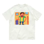 JINPACHIの柔軟な男 オーガニックコットンTシャツ