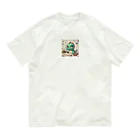 めろんグッズのインテリサウルス Organic Cotton T-Shirt