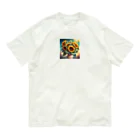 Flower Delightのひまわりの花束 Organic Cotton T-Shirt