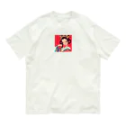 AQUAMETAVERSEの錦絵の微笑 Marsa 106 Organic Cotton T-Shirt