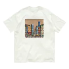 ヲシラリカの油絵　知らない都市の風景　ノスタルジー Organic Cotton T-Shirt