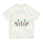 MUROの小さい花畑シリーズ オーガニックコットンTシャツ