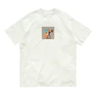 ganeshaのおもちゃの望遠鏡でかわいいカンガルーに会おう Organic Cotton T-Shirt