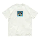 ganeshaのおもちゃの潜水艦でかわいいゴリラに出会おう オーガニックコットンTシャツ