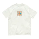 ganeshaのおもちゃの飛行機に乗ってかわいいカンガルーに会おう Organic Cotton T-Shirt