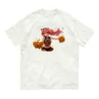 yu_uyふろんてぃあのTORA GIRLS Organic Cotton T-Shirt