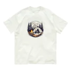 shime_savaの焚火とキャンプとバイクと Organic Cotton T-Shirt