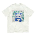 モチクマのモフモフパンダ君 Organic Cotton T-Shirt