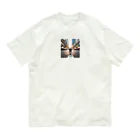 koumeiのみちにパグ2 オーガニックコットンTシャツ