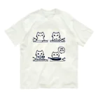 riopara0777のPositive cat　I can do it！（やればできる！） オーガニックコットンTシャツ