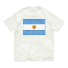 お絵かき屋さんのアルゼンチンの国旗 Organic Cotton T-Shirt