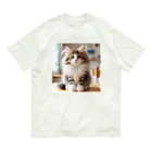 Creation CATのゴージャスCAT オーガニックコットンTシャツ