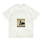 million-mindのピアノを弾く黒猫 Organic Cotton T-Shirt