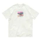 Chama's shopのビーチアニマル オーガニックコットンTシャツ