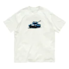 mochikun7の戦車イラスト01 オーガニックコットンTシャツ