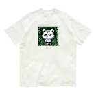 rapis88のやきもち白虎 オーガニックコットンTシャツ