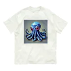 asuto_20のローポリ風タコ Organic Cotton T-Shirt