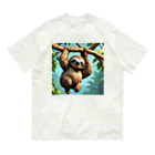 asuto_20のローポリ風ナマケモノ Organic Cotton T-Shirt