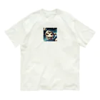 T_yama0429のモモンガ宇宙遊泳中 Organic Cotton T-Shirt