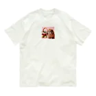 PINK PINKの可愛いたれみみうさぎグッズ Organic Cotton T-Shirt