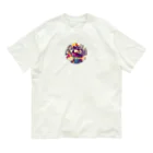 レミオのひとりごとチャンネルの働くワンコ オーガニックコットンTシャツ