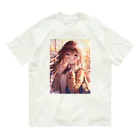 AQUAMETAVERSEの少女の恋思い　なでしこ1478 Organic Cotton T-Shirt