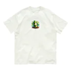 yielanggo007の緑の竹の子 オーガニックコットンTシャツ