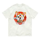 World_Teesのこのかわいいコーギーは、ラーメンやアニメが大好きな、10代の女の子に最適なプレゼントです。 Organic Cotton T-Shirt