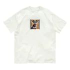 Keeiiのミニチュアシュナウザー⑦ オーガニックコットンTシャツ