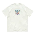 Akiraの猫 オーガニックコットンTシャツ